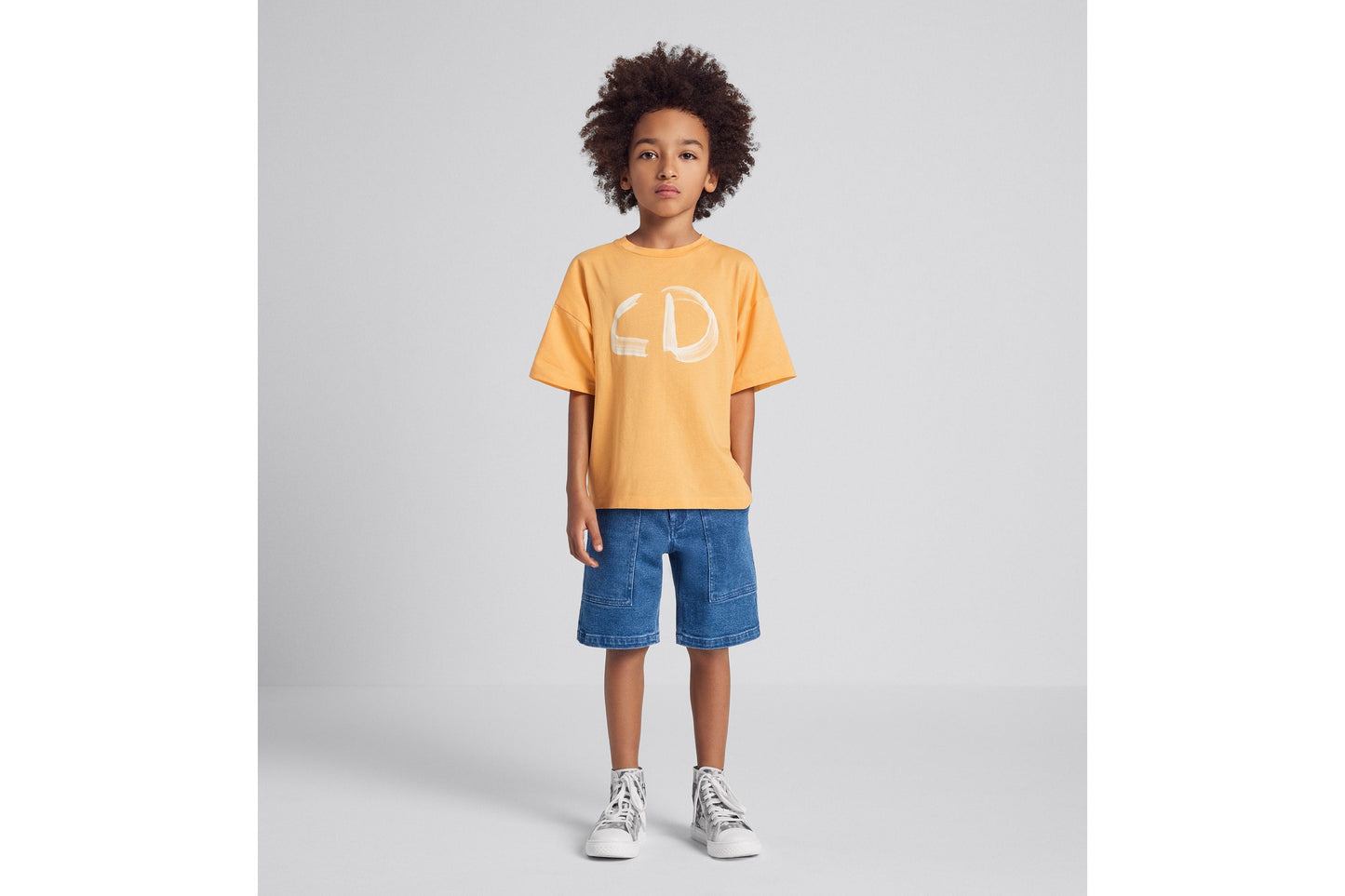 Kid's Bermuda Shorts • Blue Cotton Denim