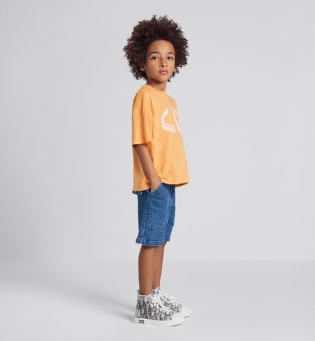 Kid's Bermuda Shorts • Blue Cotton Denim