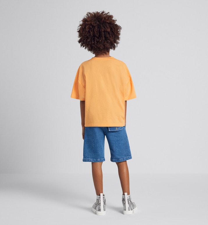 Kid's Bermuda Shorts • Blue Cotton Denim
