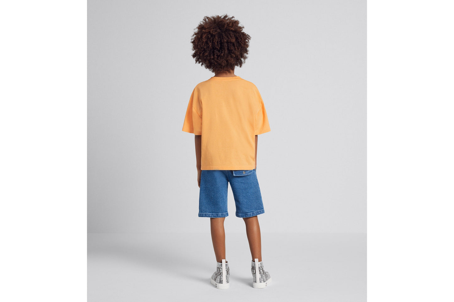 Kid's Bermuda Shorts • Blue Cotton Denim