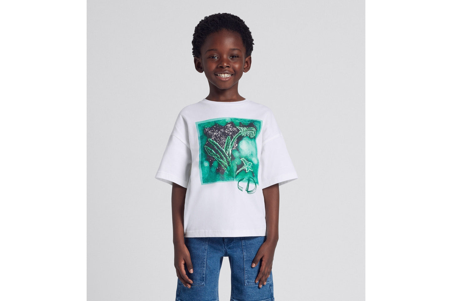 Kid's T-Shirt • White Cotton Jersey