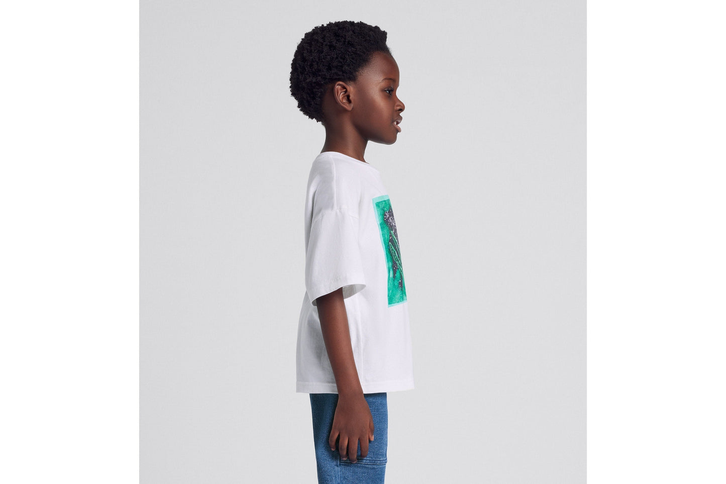 Kid's T-Shirt • White Cotton Jersey