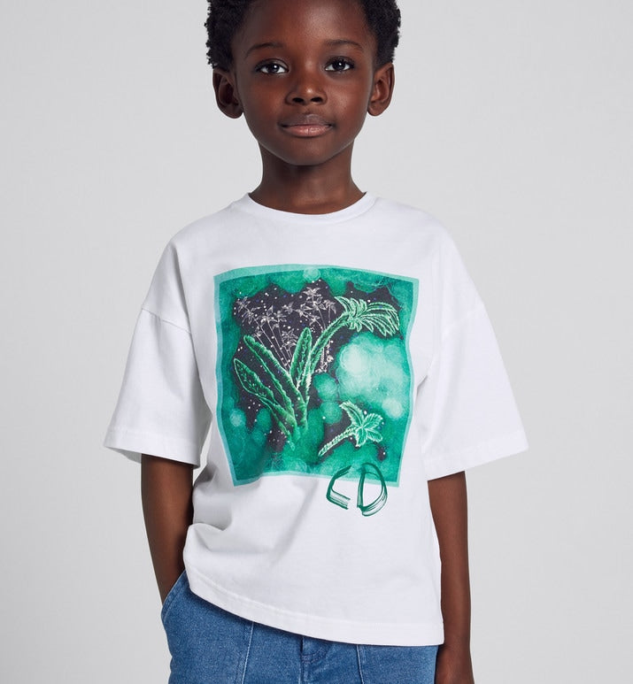 Kid's T-Shirt • White Cotton Jersey