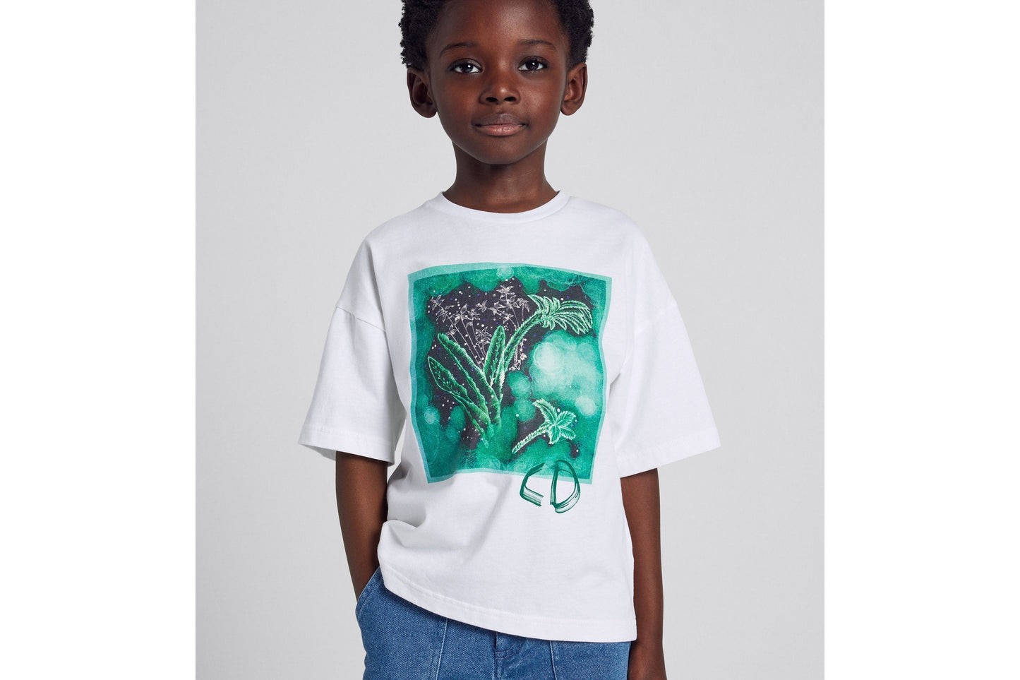 Kid's T-Shirt • White Cotton Jersey