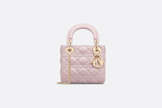 Mini Lady Dior Bag • Lotus Pearlescent Cannage Lambskin