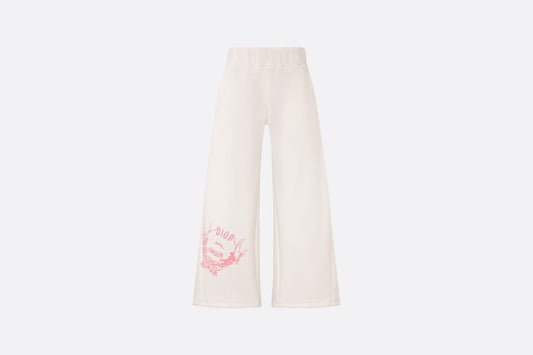 Kid's Loose Pants • Ivory Cotton-Blend Fleece