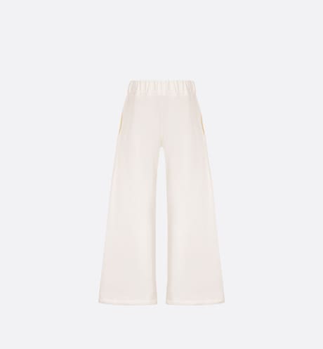 Kid's Loose Pants • Ivory Cotton-Blend Fleece