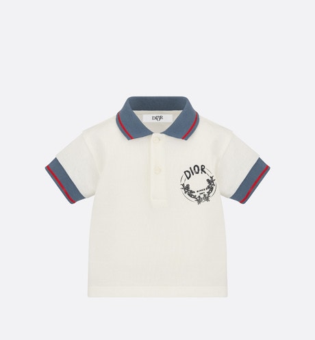 Baby Polo Shirt • Ivory Cotton Piqué