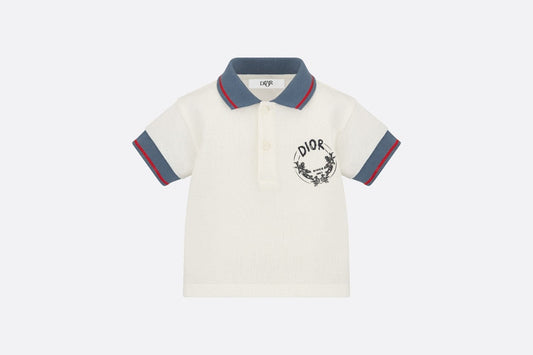 Baby Polo Shirt • Ivory Cotton Piqué