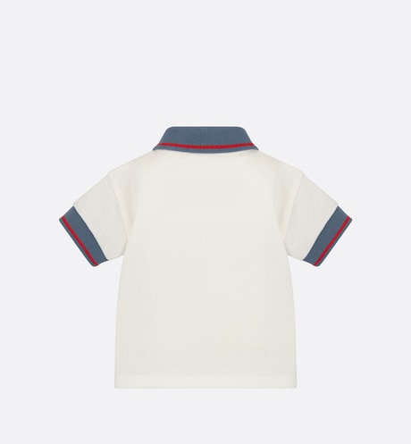 Baby Polo Shirt • Ivory Cotton Piqué