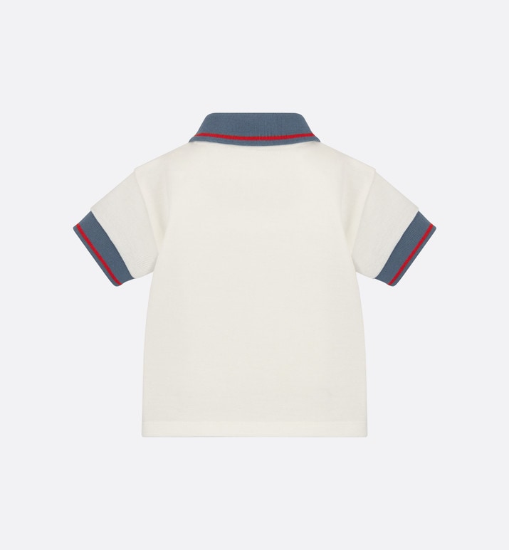Baby Polo Shirt • Ivory Cotton Piqué