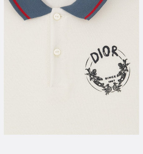 Baby Polo Shirt • Ivory Cotton Piqué