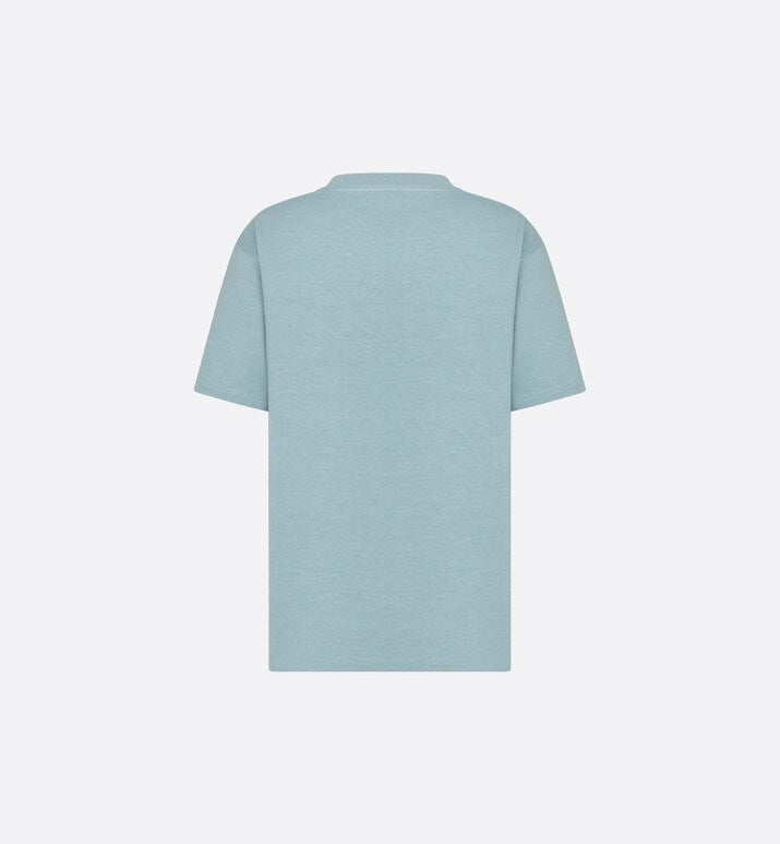 Christian Dior Couture Relaxed-Fit T-Shirt • Blue Cotton Jersey