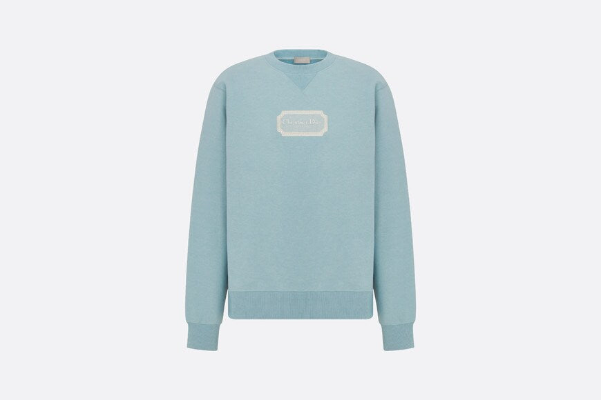 Christian Dior Couture Sweatshirt • Blue Cotton Fleece