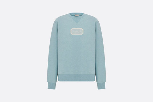 Christian Dior Couture Sweatshirt • Blue Cotton Fleece