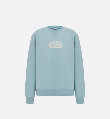 Christian Dior Couture Sweatshirt • Blue Cotton Fleece
