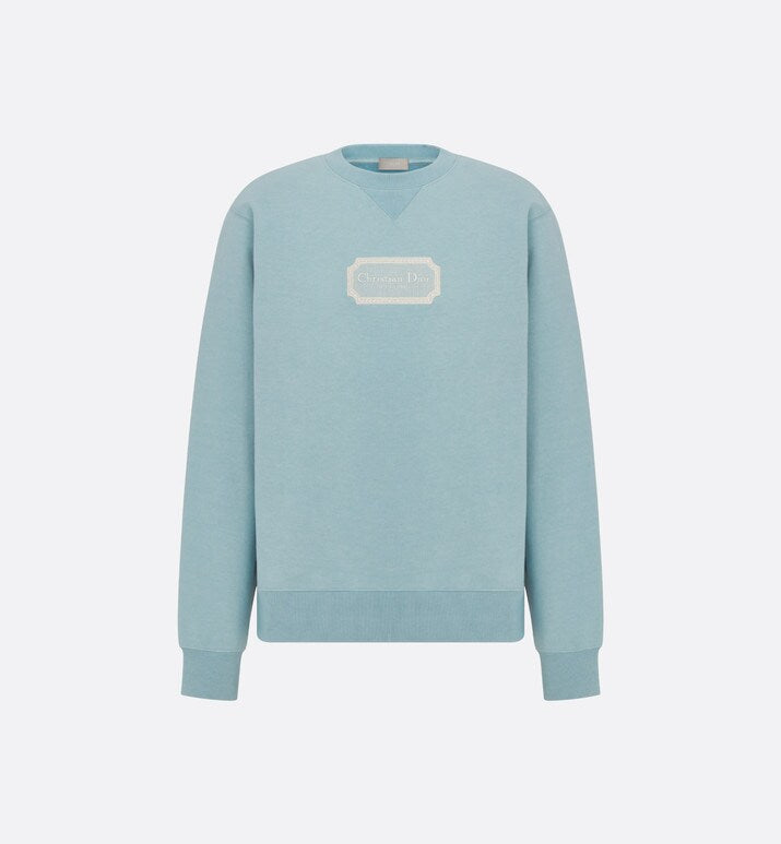 Christian Dior Couture Sweatshirt • Blue Cotton Fleece