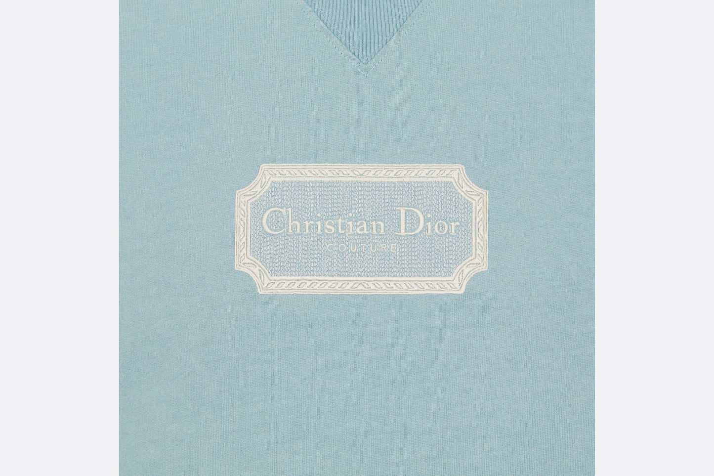 Christian Dior Couture Sweatshirt • Blue Cotton Fleece