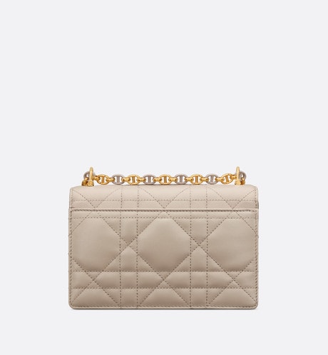Miss Caro Mini Bag • Powder Beige Macrocannage Lambskin
