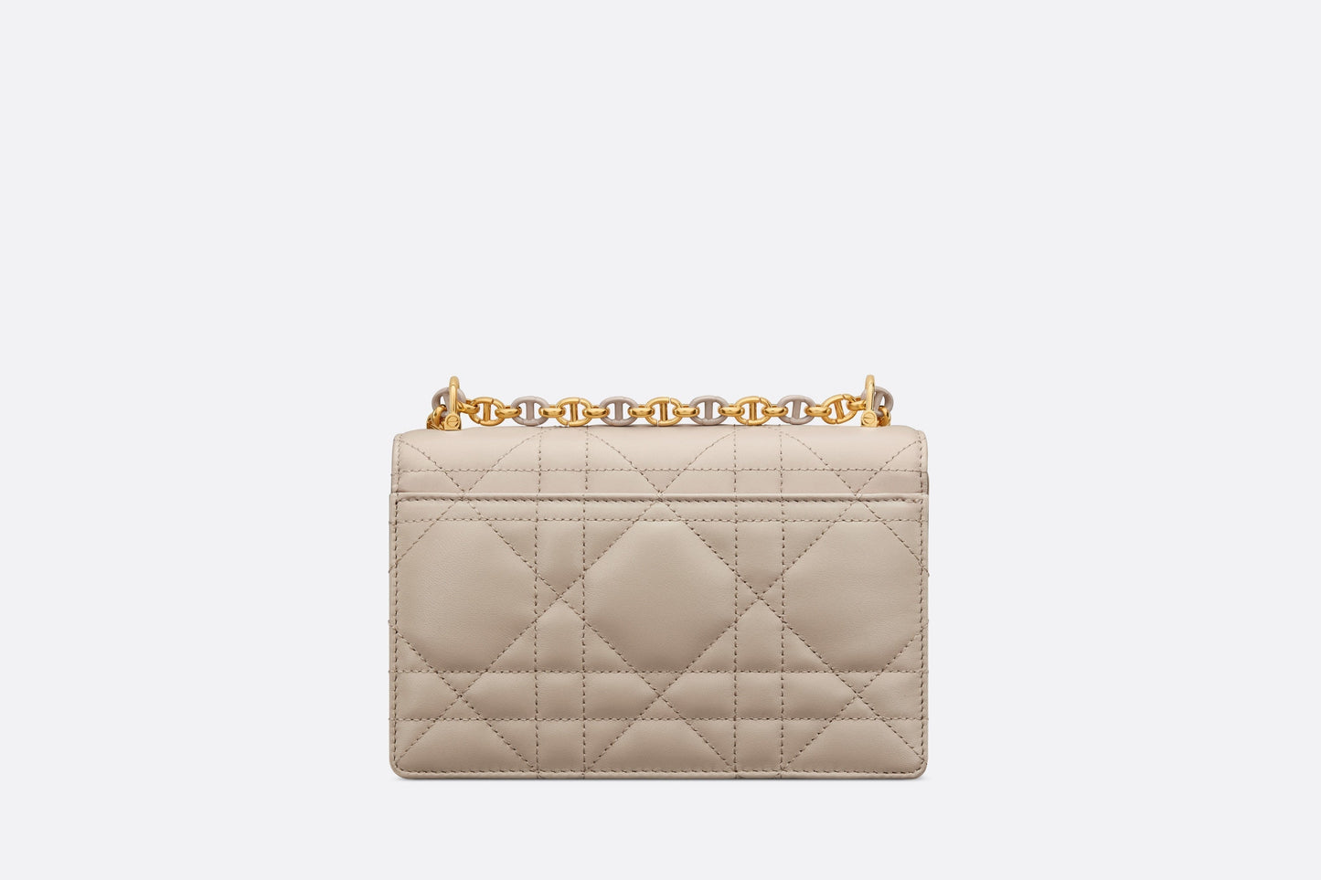 Miss Caro Mini Bag • Powder Beige Macrocannage Lambskin