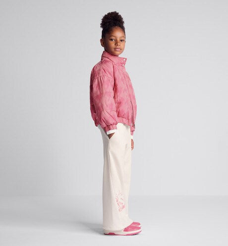 Kid's Loose Pants • Ivory Cotton-Blend Fleece