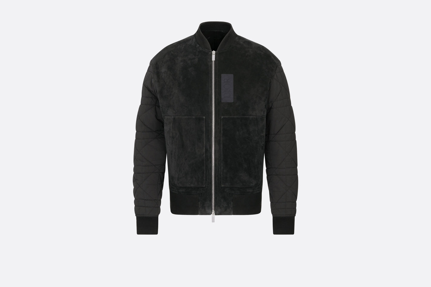 Zipped Varsity Blouson • Black Calfskin