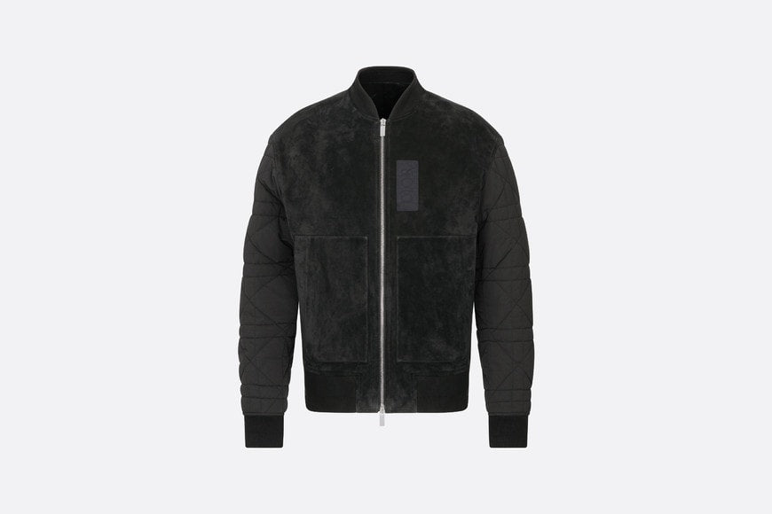 Zipped Varsity Blouson • Black Calfskin