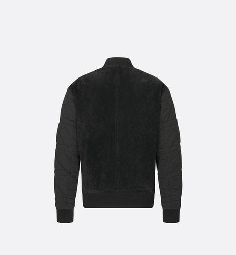 Zipped Varsity Blouson • Black Calfskin