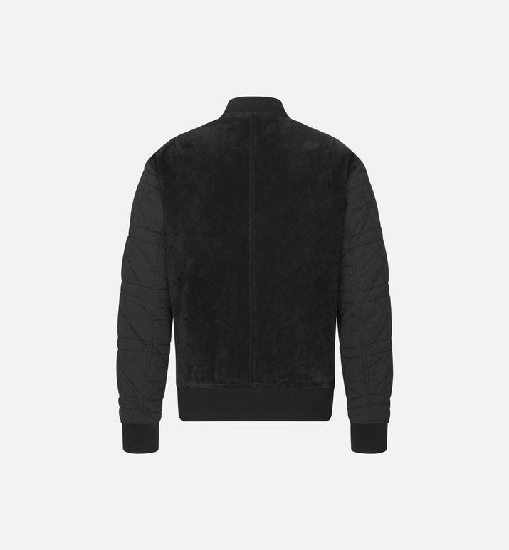 Zipped Varsity Blouson • Black Calfskin