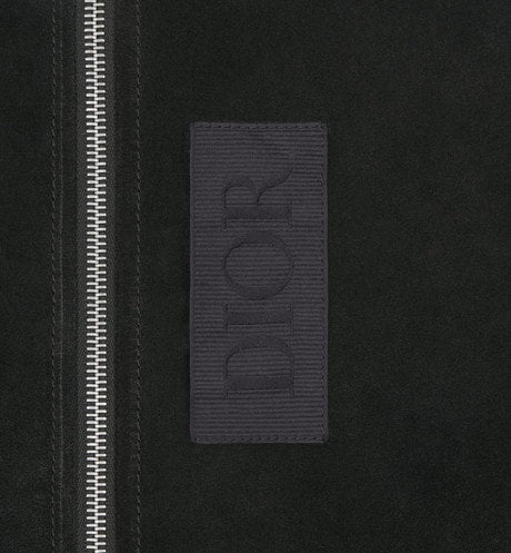 Zipped Varsity Blouson • Black Calfskin