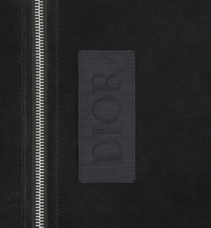 Zipped Varsity Blouson • Black Calfskin