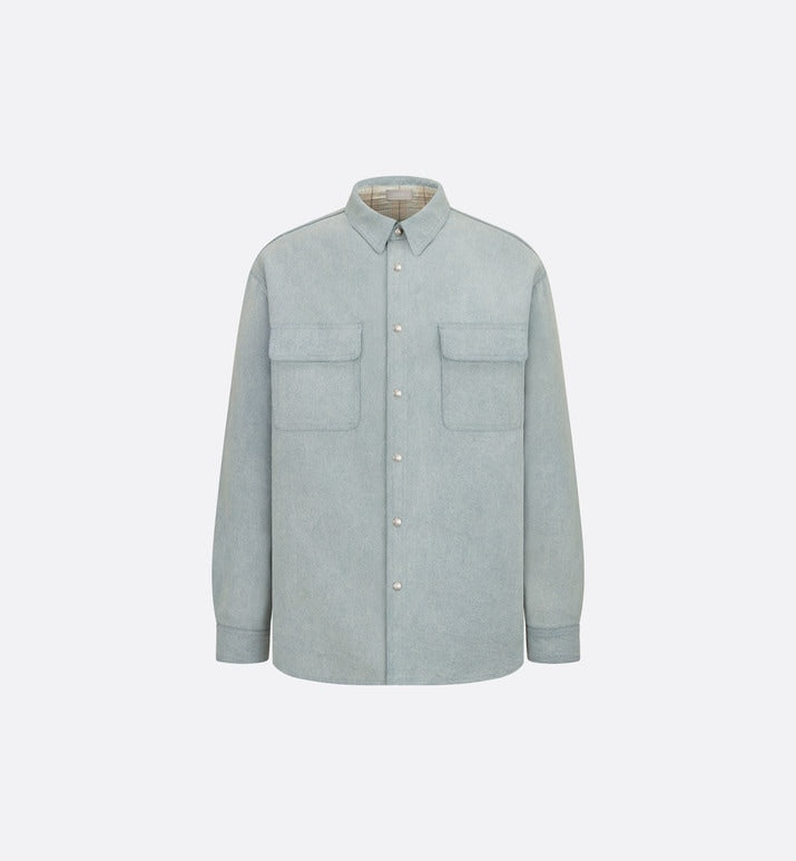 Christian Dior Couture Reversible Shirt • Blue Cotton Denim