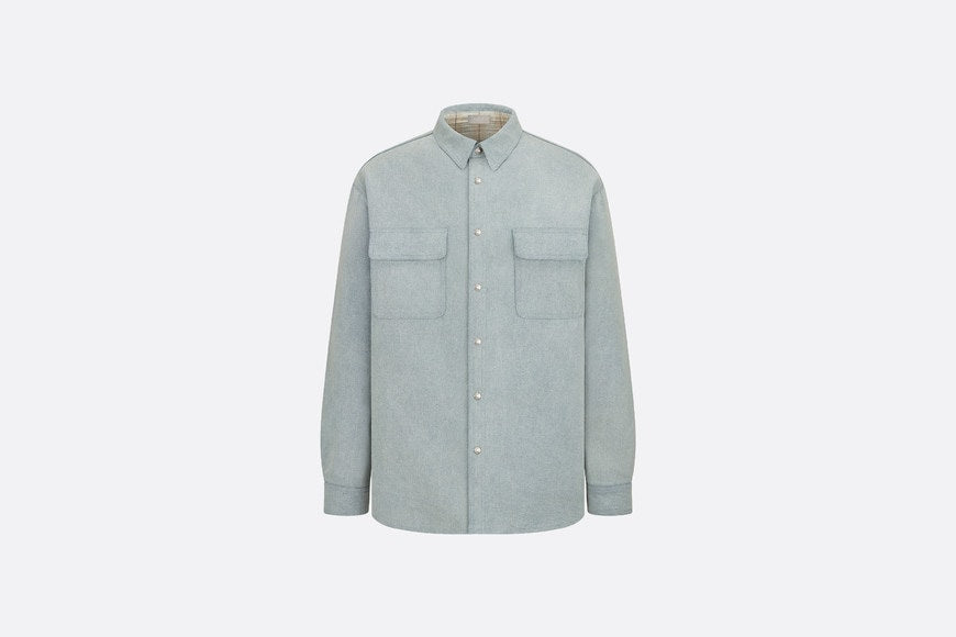 Christian Dior Couture Reversible Shirt • Blue Cotton Denim