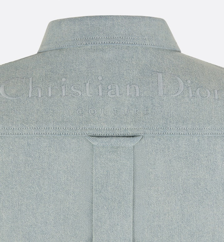 Christian Dior Couture Reversible Shirt • Blue Cotton Denim