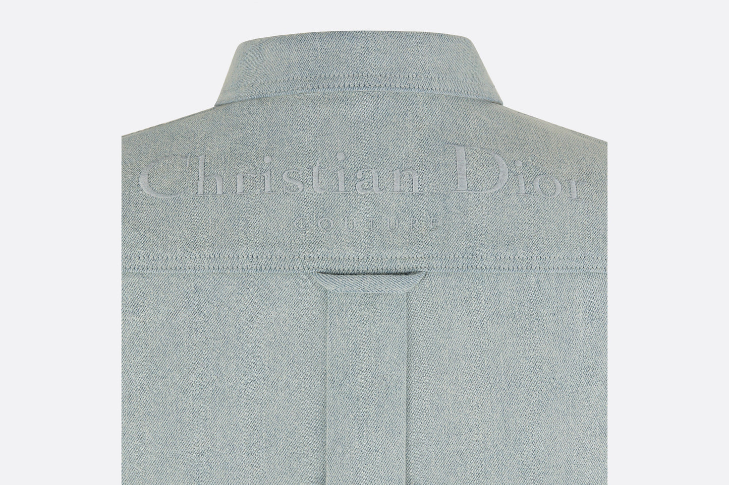 Christian Dior Couture Reversible Shirt • Blue Cotton Denim