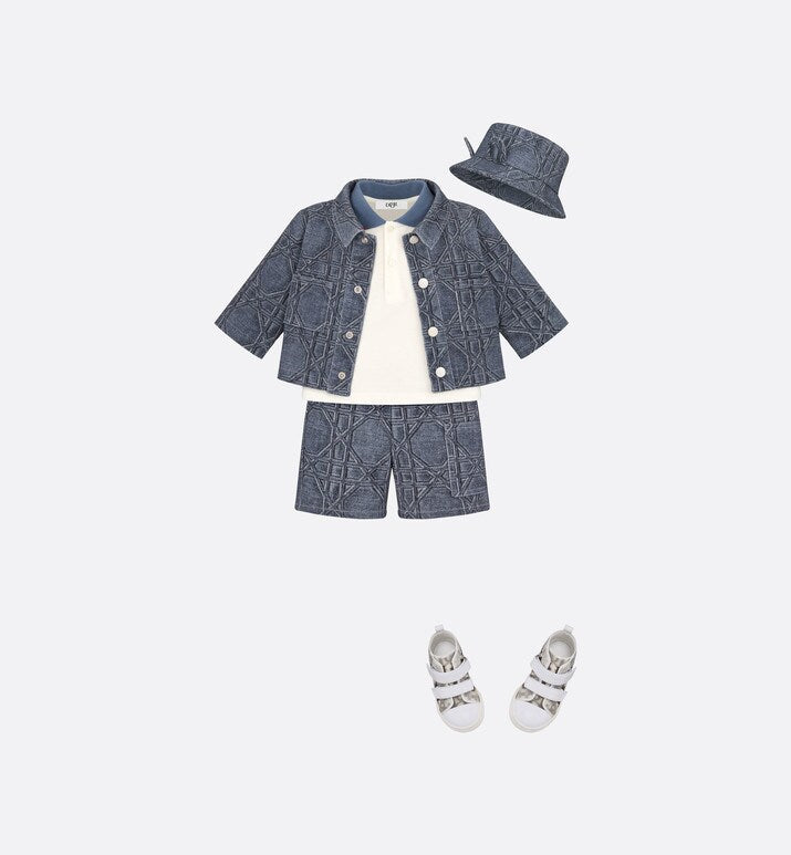 Baby Polo Shirt • Ivory Cotton Piqué