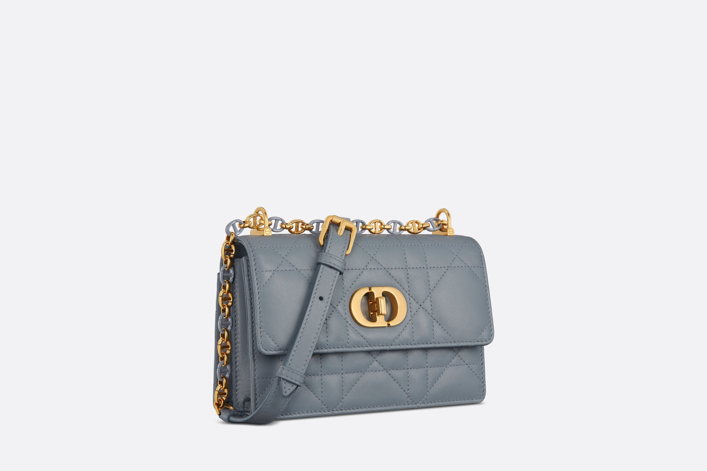 Miss Caro Mini Bag • Cloud Blue Macrocannage Lambskin