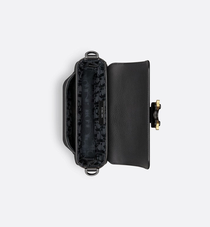 Mini Dior Hit The Road Bag • Black Grained Calfskin