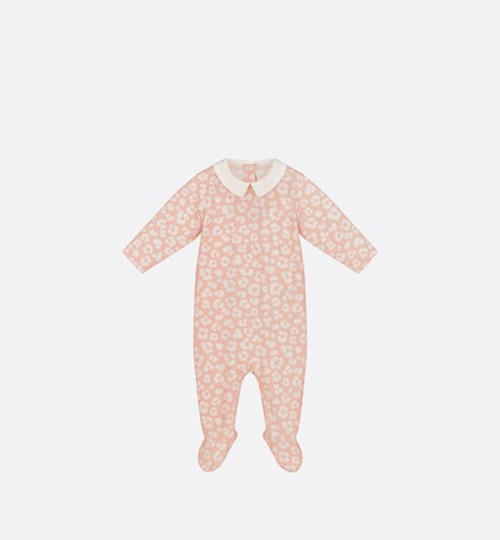 Newborn Gift Set • Pink Cotton Jersey with Pale Pink Leopard Print