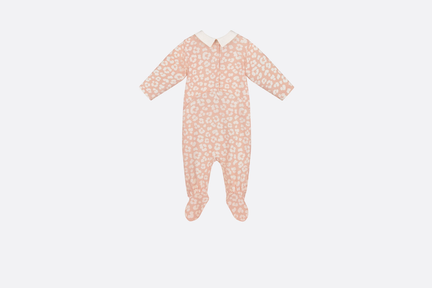 Newborn Gift Set • Pink Cotton Jersey with Pale Pink Leopard Print