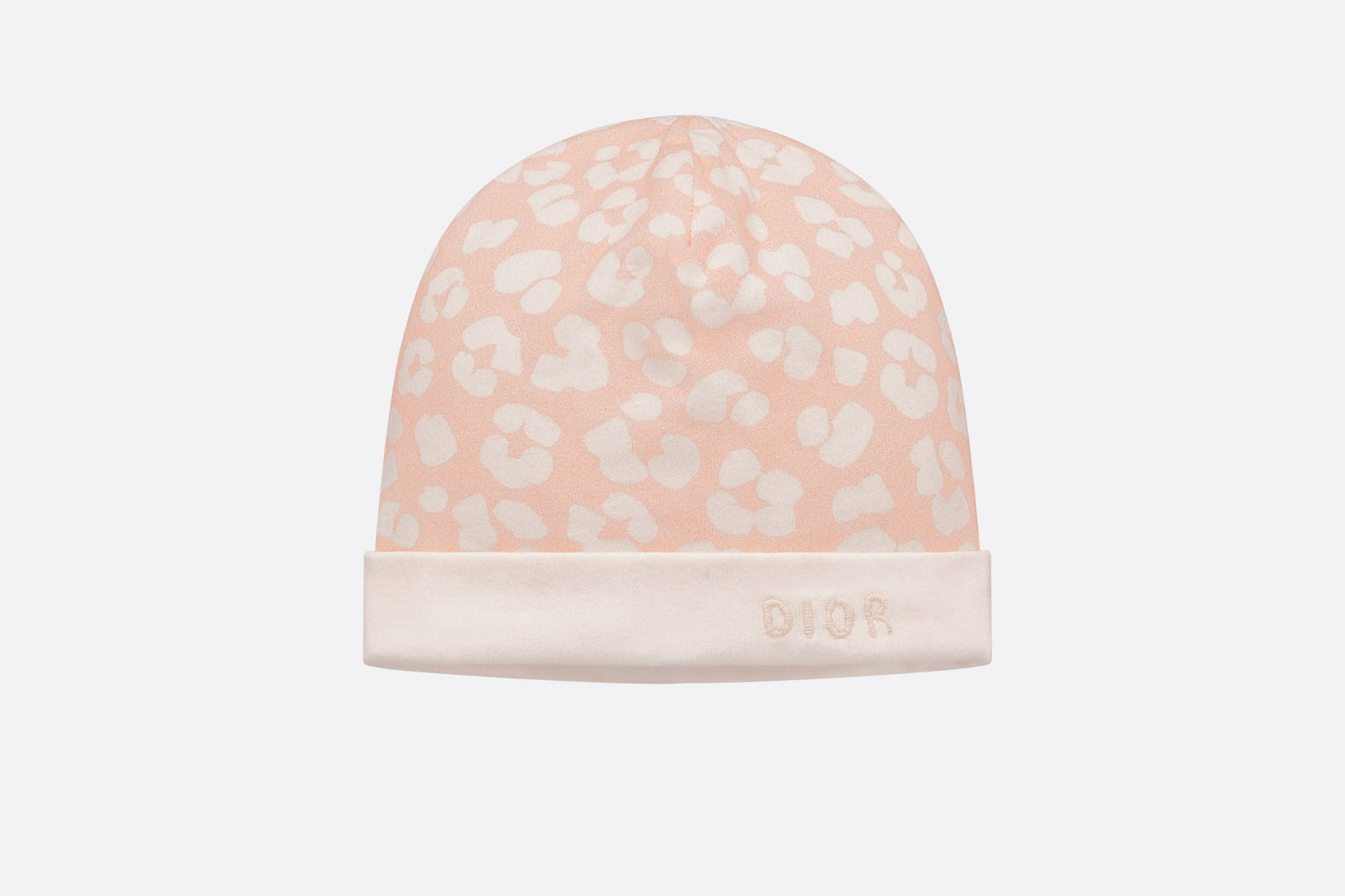 Newborn Gift Set • Pink Cotton Jersey with Pale Pink Leopard Print