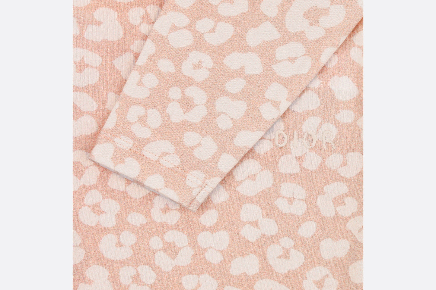 Newborn Gift Set • Pink Cotton Jersey with Pale Pink Leopard Print