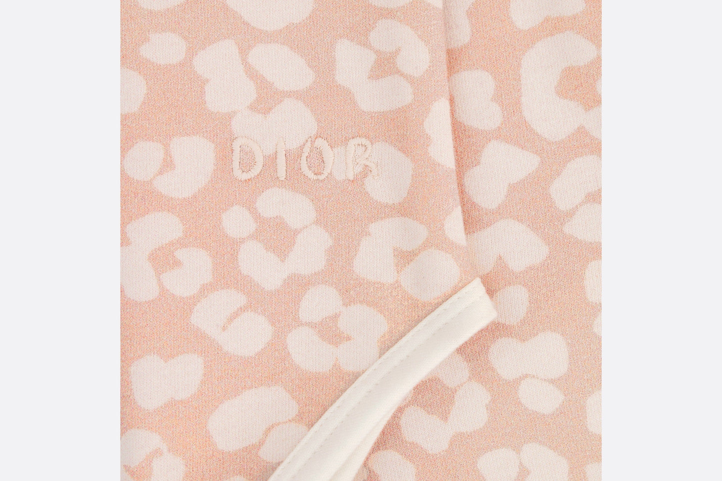 Newborn Gift Set • Pink Cotton Jersey with Pale Pink Leopard Print