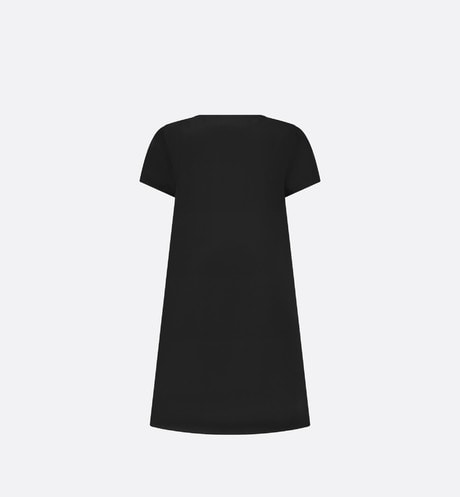 Kid's A-Line Dress • Black Water-Repellent Technical Fabric