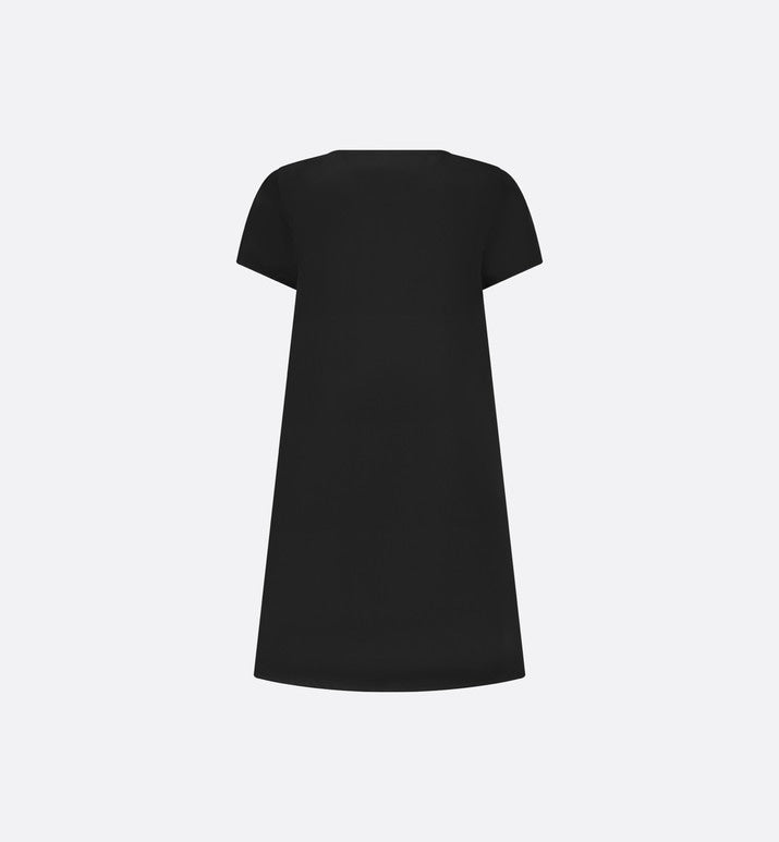 Kid's A-Line Dress • Black Water-Repellent Technical Fabric