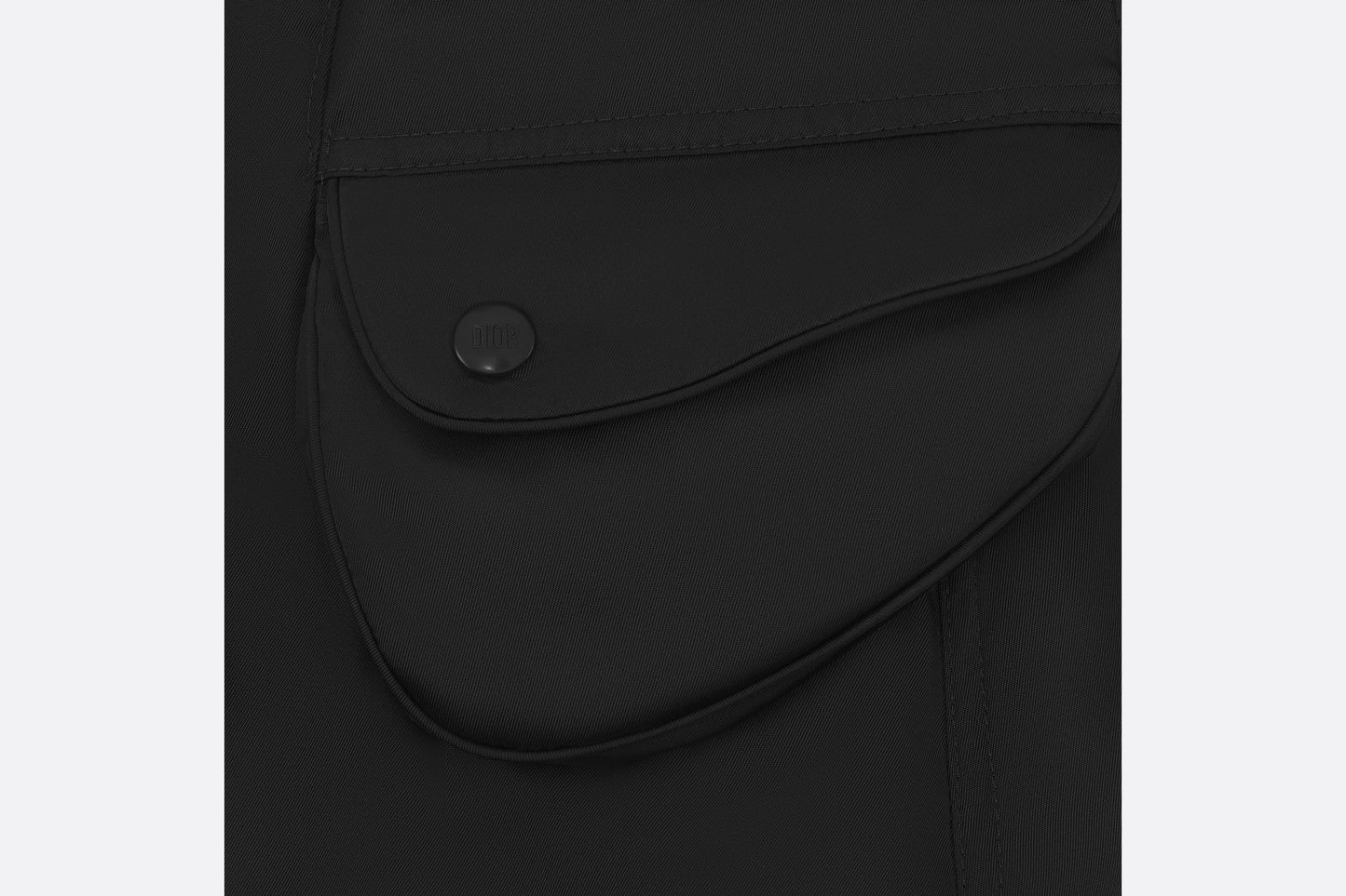 Kid's A-Line Dress • Black Water-Repellent Technical Fabric