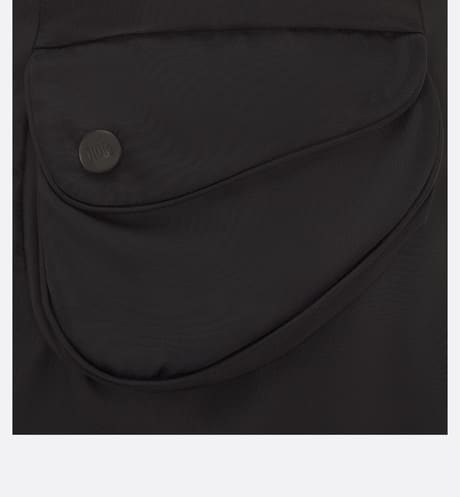 Kid's A-Line Skirt • Black Water-Repellent Technical Fabric