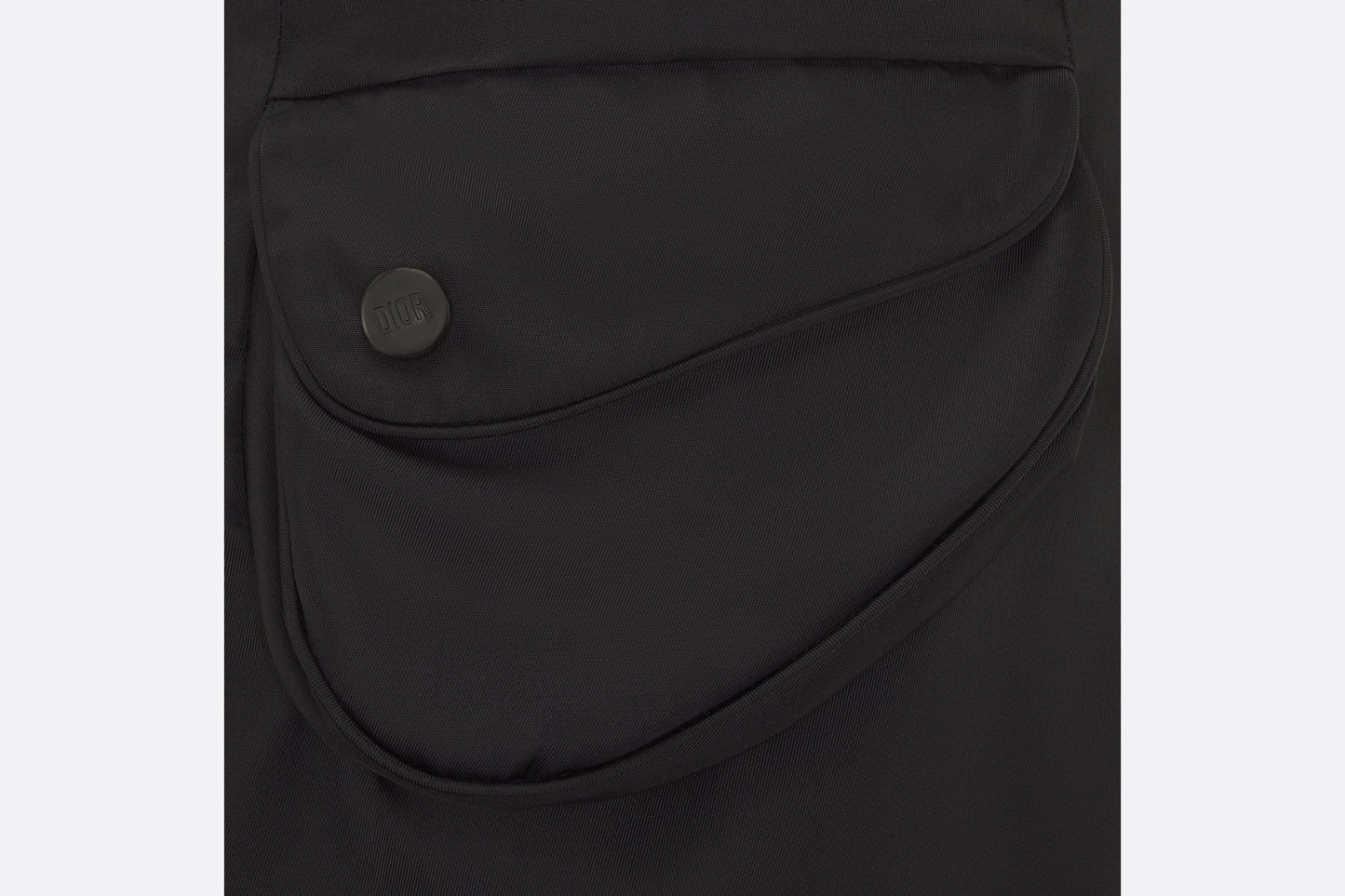 Kid's A-Line Skirt • Black Water-Repellent Technical Fabric