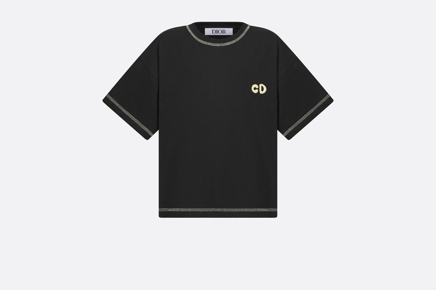 Kid's T-Shirt • Black Cotton Jersey