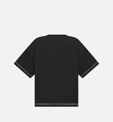 Kid's T-Shirt • Black Cotton Jersey